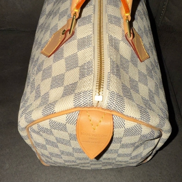 Authentic Louis Vuitton Damier Azure Speedy 30 - Picture 2 of 12